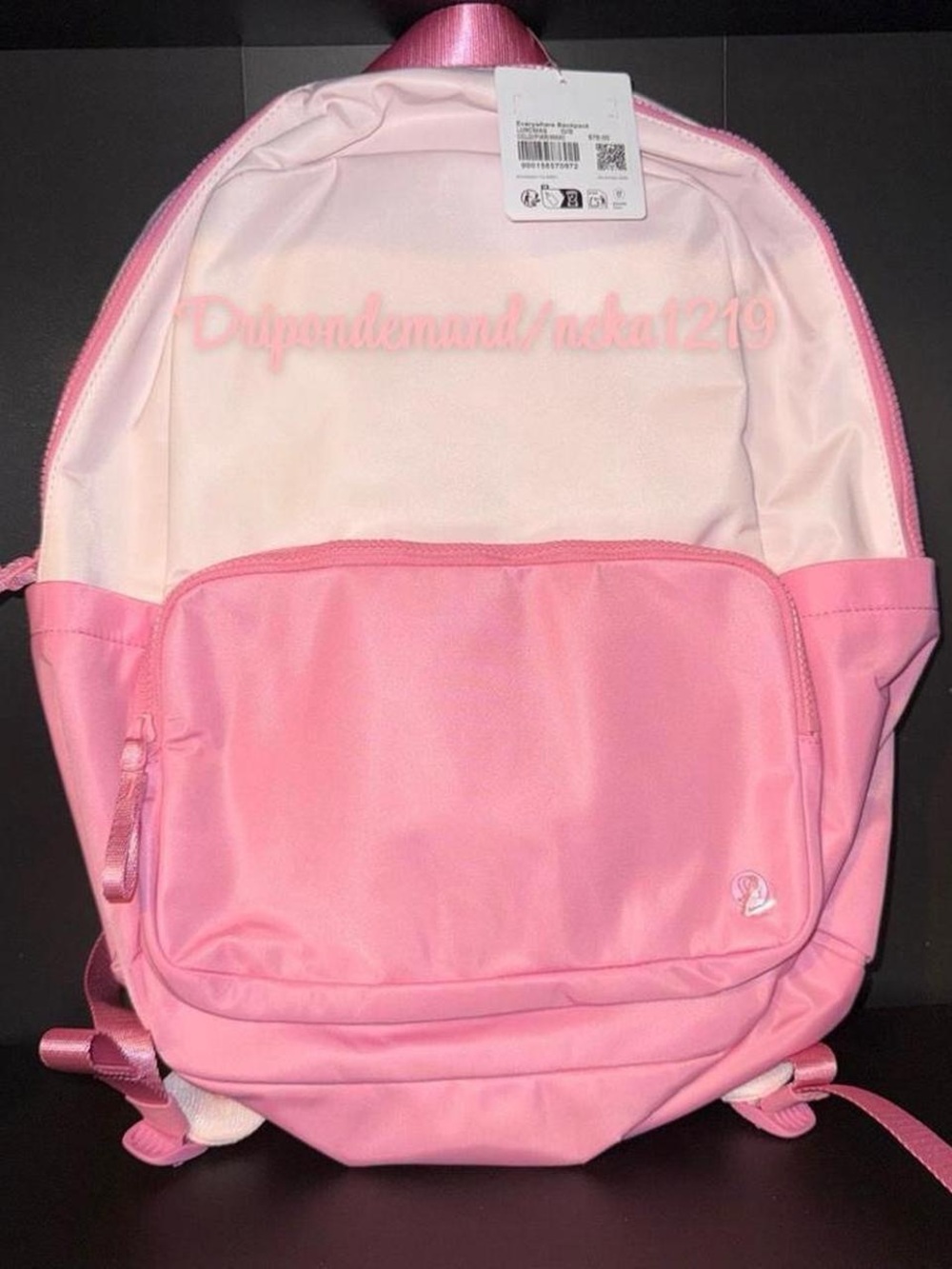 Lululemon Everywhere Backpack 22L- Candy Cloud/Pink Pearl/Wacky Khaki - Picture 3 of 10